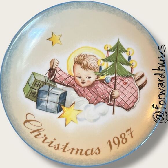 1987 Berta Hummel Collector Plate – “Angelic Gifts” - No Box - Picture 3 of 8
